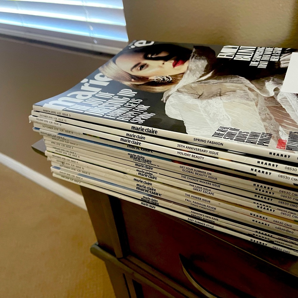 16 MARIE CLAIRE MAGAZINES 2018-2020